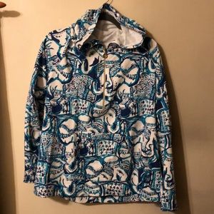 Lilly Pulitzer hooded popover